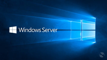 Windows 10 hero image with Windows Server text