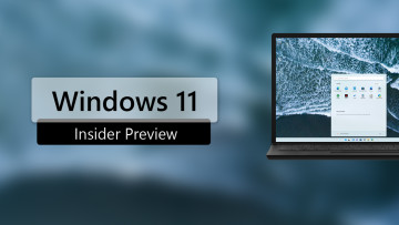 windows 11 inside preview written next to a virtual laptop running Windows 11