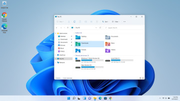 File Explorer open in Windows 11 on desktop