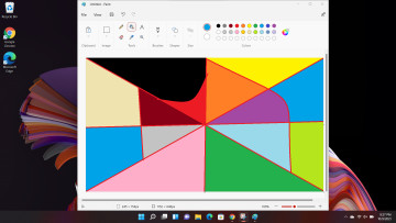 Screenshot of Paint open in Windows 11 desktop