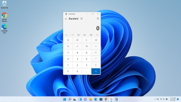 The Calculator app open in Windows 11 desktop