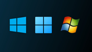 Windows 11 10 and 7 Logos