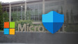 The Microsoft Defender logo with the Microsoft HQ logo on the background