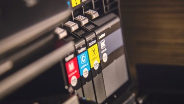 A colorful printer