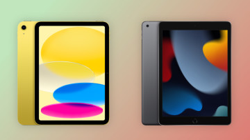 The iPad 10 next to the iPad 9