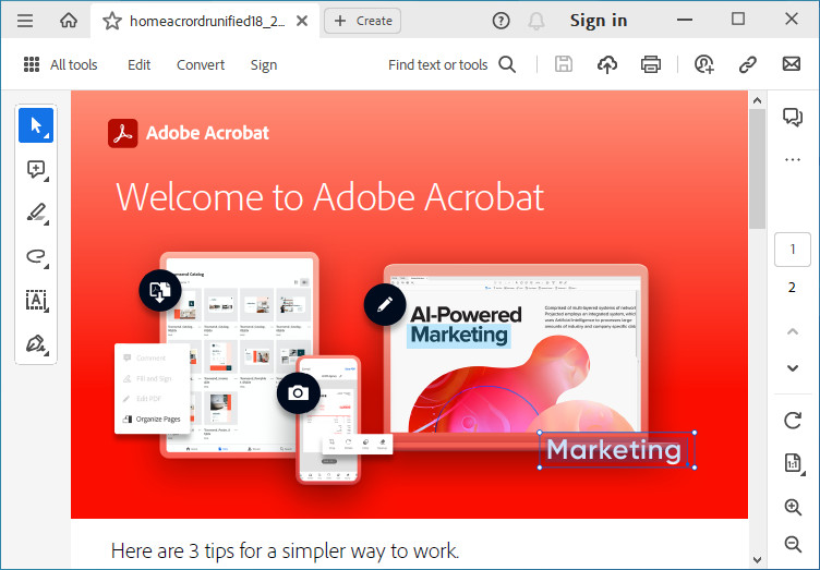 Adobe Acrobat Reader DC