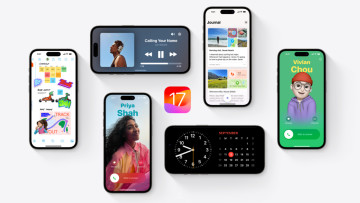 The official iOS 17 promo image