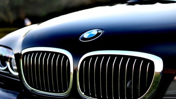 Front of a BMW car