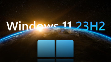 Windows 11 23H2 behind Earth