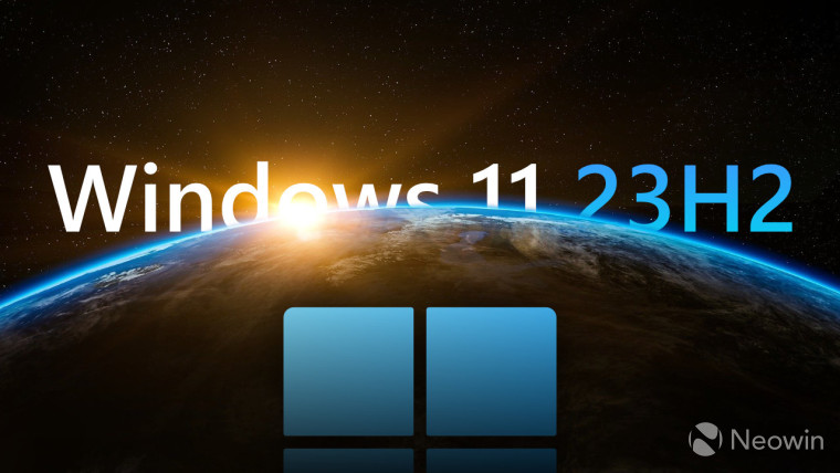 Windows 11 23H2 behind Earth