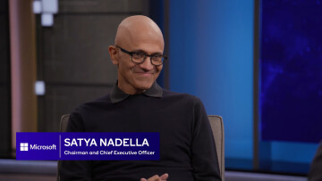 MS CEO Satya Nadella at the Snapdragon Summit 2023