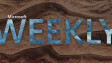 A Microsoft Weekly banner