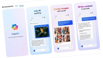 Microsoft Copilot app in the App Store