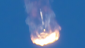 Falcon 9 reentry burn