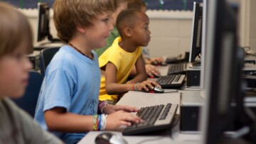 Children using Computers